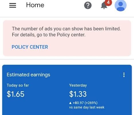 How to remove ads limit from your google Adsense Account Under 7 Days
